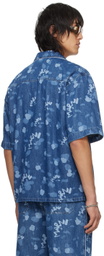 Marni Blue Bowling Denim Shirt