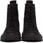 Virón Black Faux-Suede 1982 High-Top Sneakers