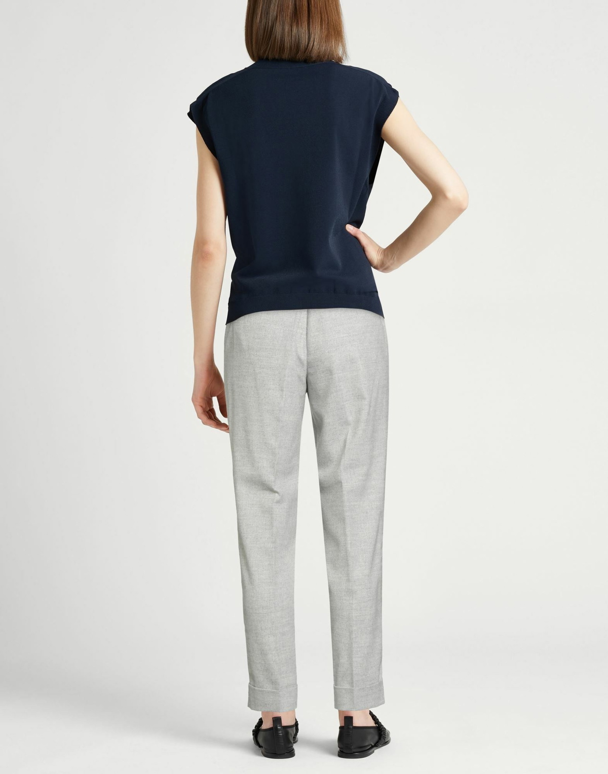 Peserico Womens Pants Light in Grey