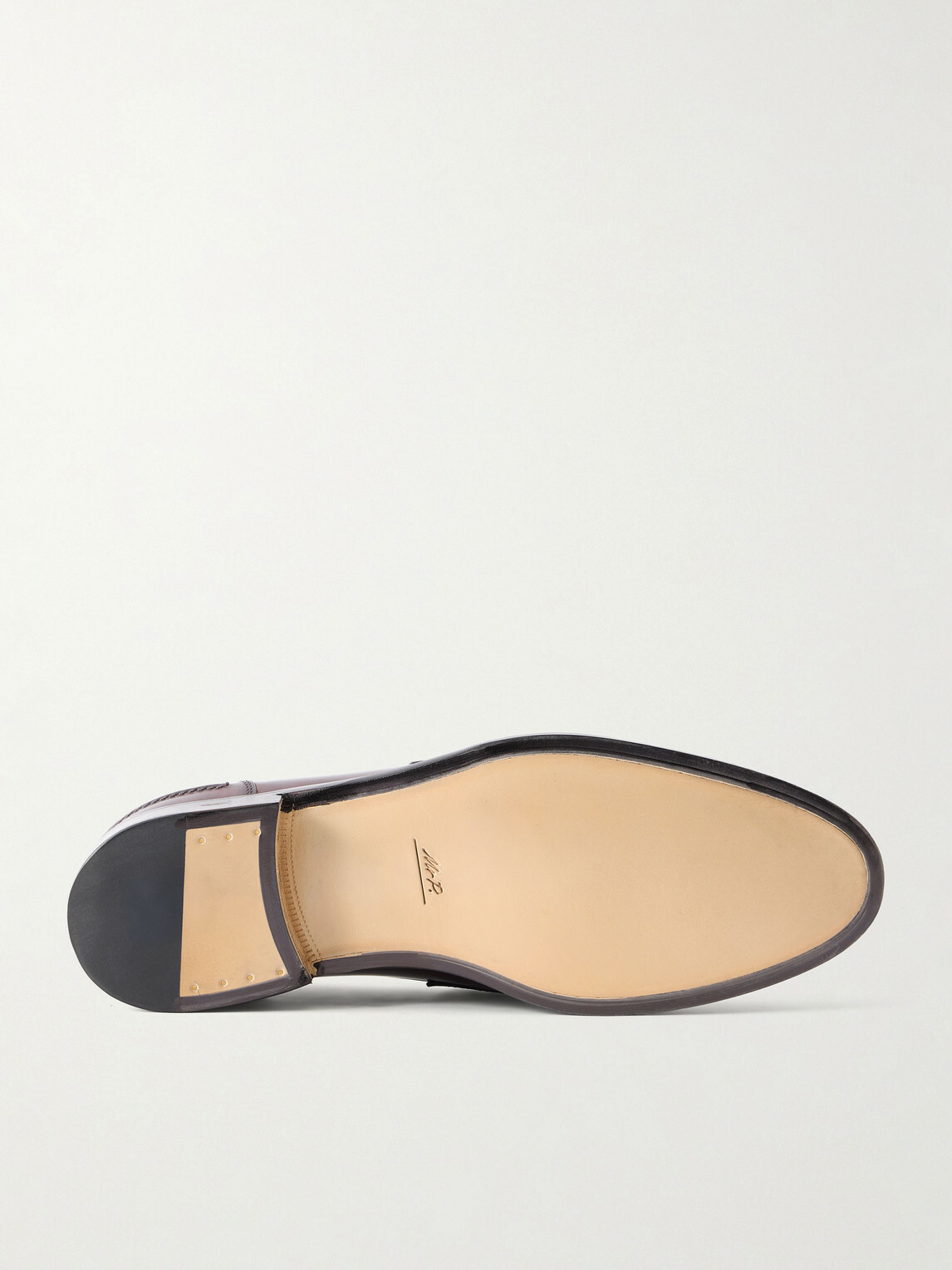 Mr P. - Split-Toe Leather Penny Loafers - Burgundy