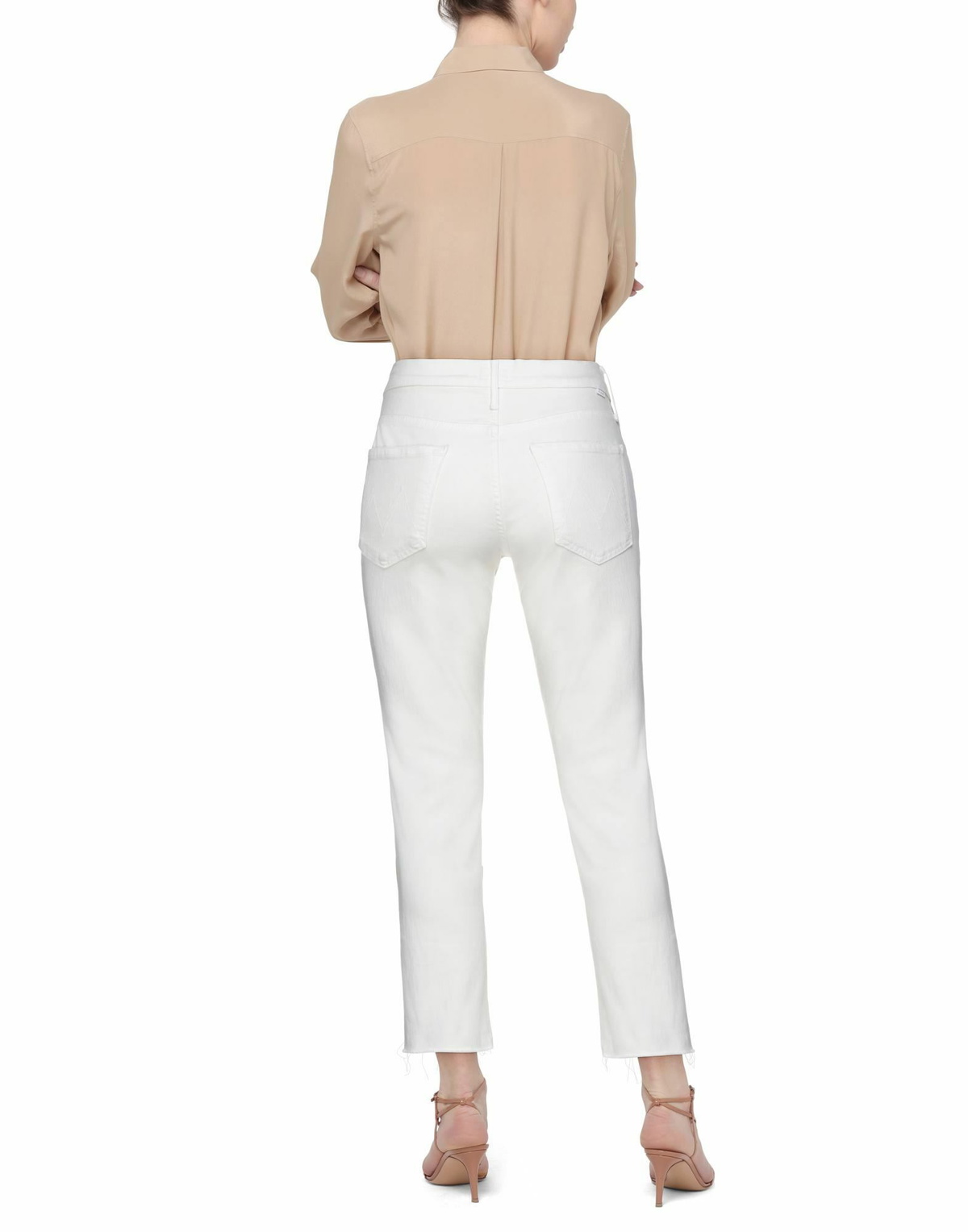 Mother Womens Jeans Ivory