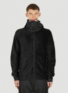 Hooded Zip Jacket in Black