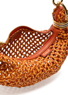 Chloe Bracelet Toucan Braided Leather top Handle bag - Orange - One Size