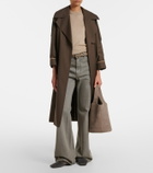 Max Mara Logo suede mules