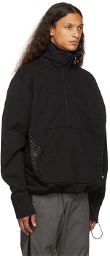 Affix Black Audial Zip Sweatshirt