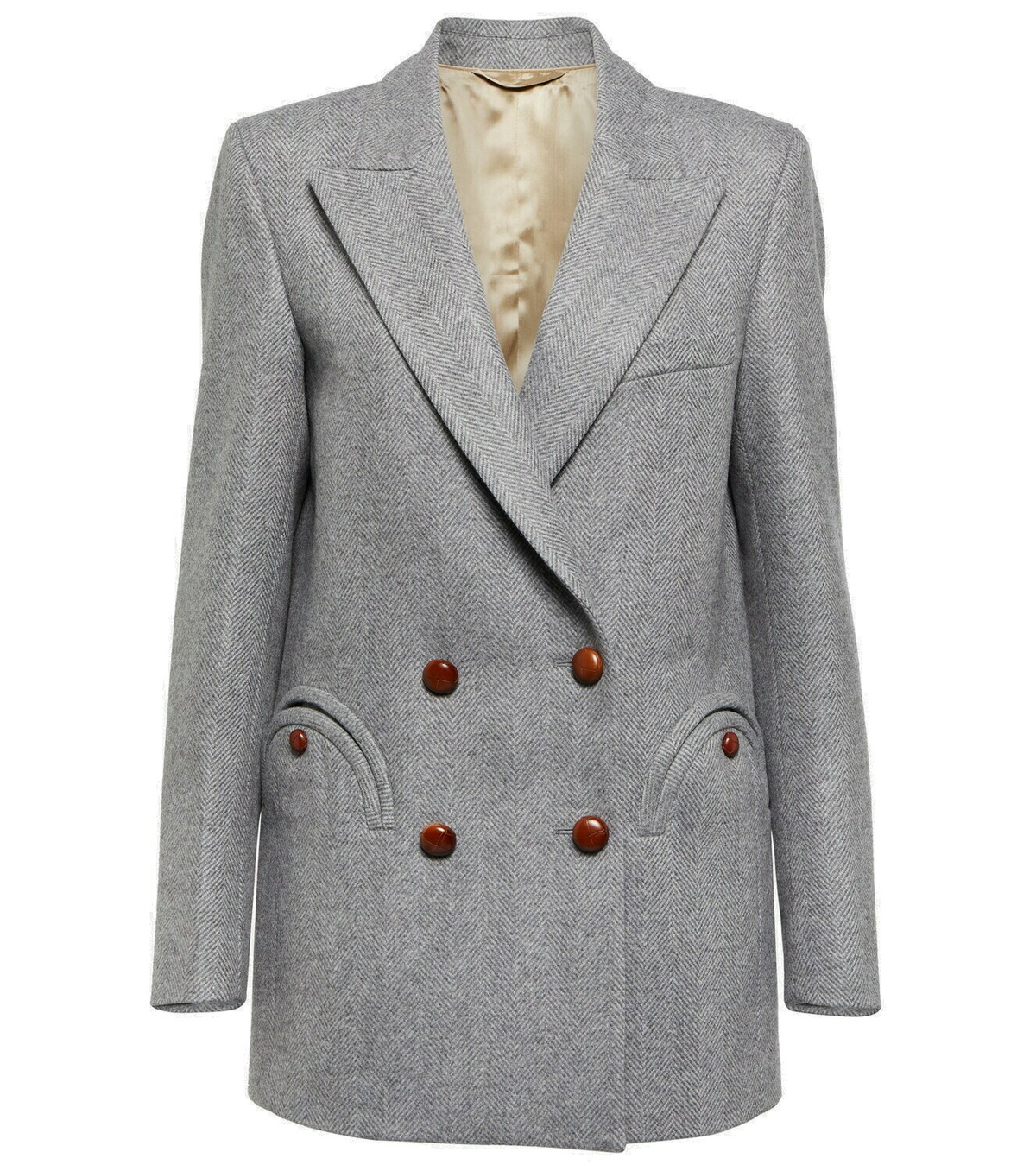ジャケット Blaze Milano Brown wool pied de poule double-breasted blazer Blazé Milano Brown wool pied de poule double-breasted blazer