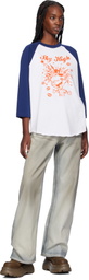 Sky High Farm Workwear White Mindblown Baseball T-shirt