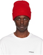 Noah Red Recycled Beanie