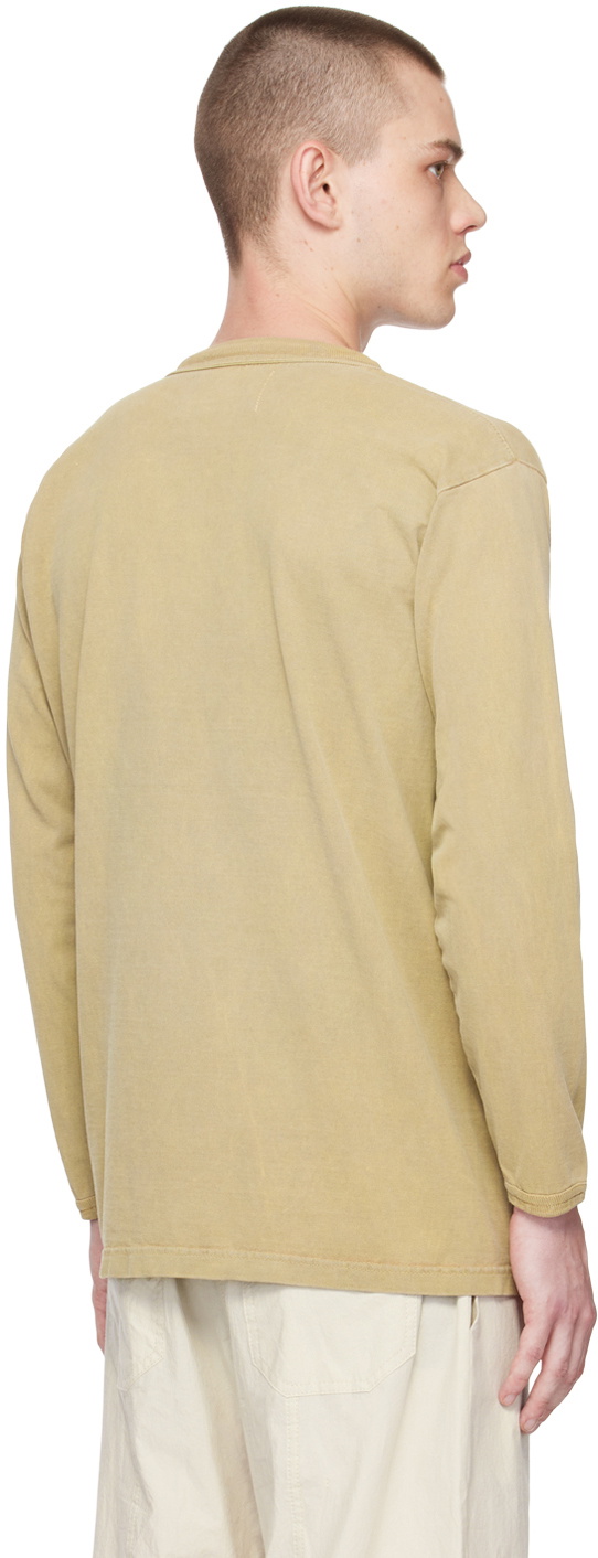 XENIA TELUNTS Khaki Koshtan Long Sleeve T-Shirt
