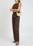 Faithfull The Brand Stevie Linen Trousers Brown