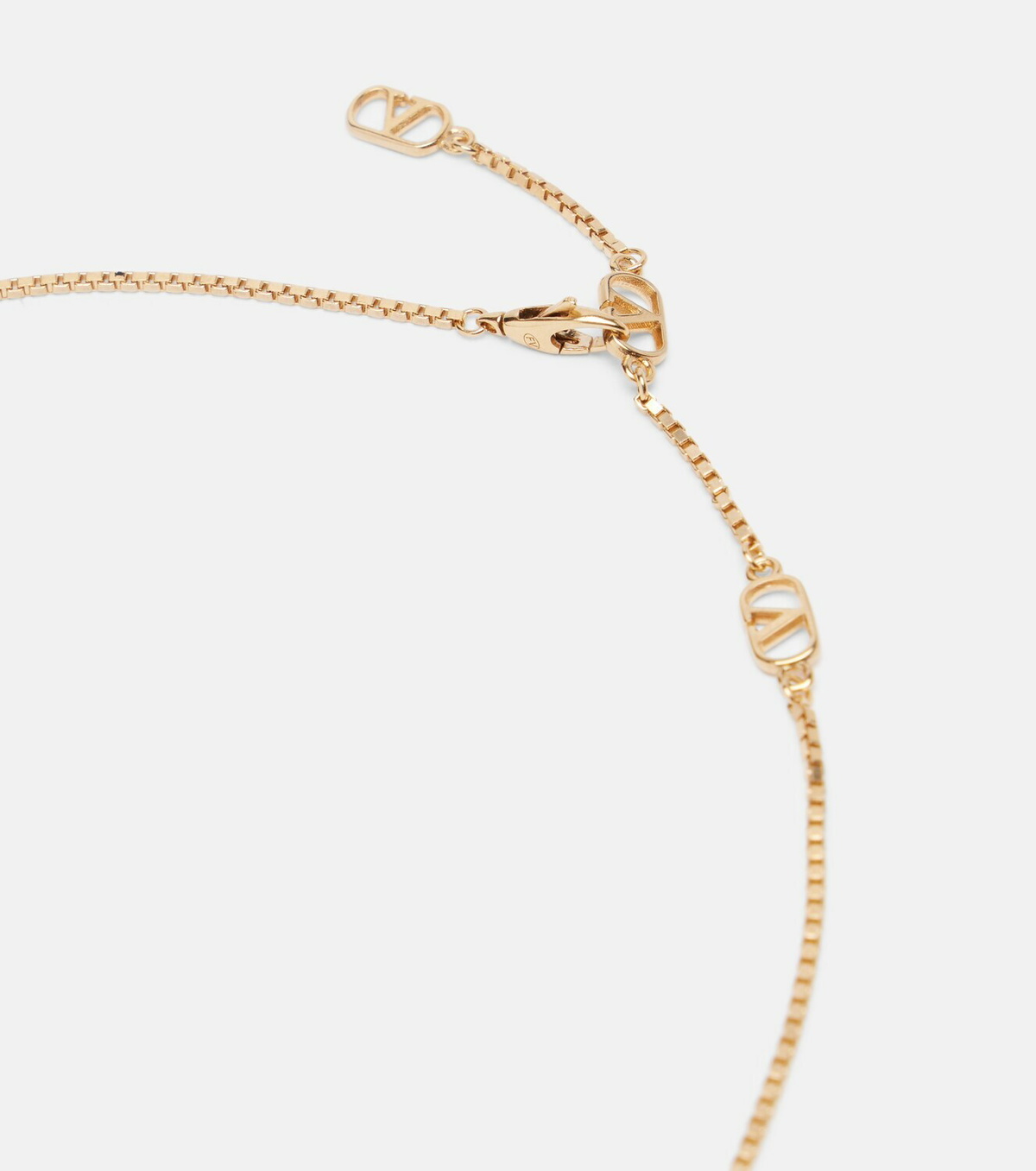 Valentino Cœur Royal embellished pendant necklace