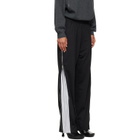 Balenciaga Black Zipped Loop Sports Icon Sporty Track Pants
