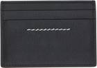 MM6 Maison Margiela Black Numeric Card Holder