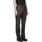 1017 ALYX 9SM Brown Elastic Waist Gaiter Trousers