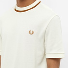 Fred Perry Men's Pique T-Shirt in Ecru