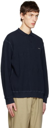 thisisneverthat Navy Paneled Polo