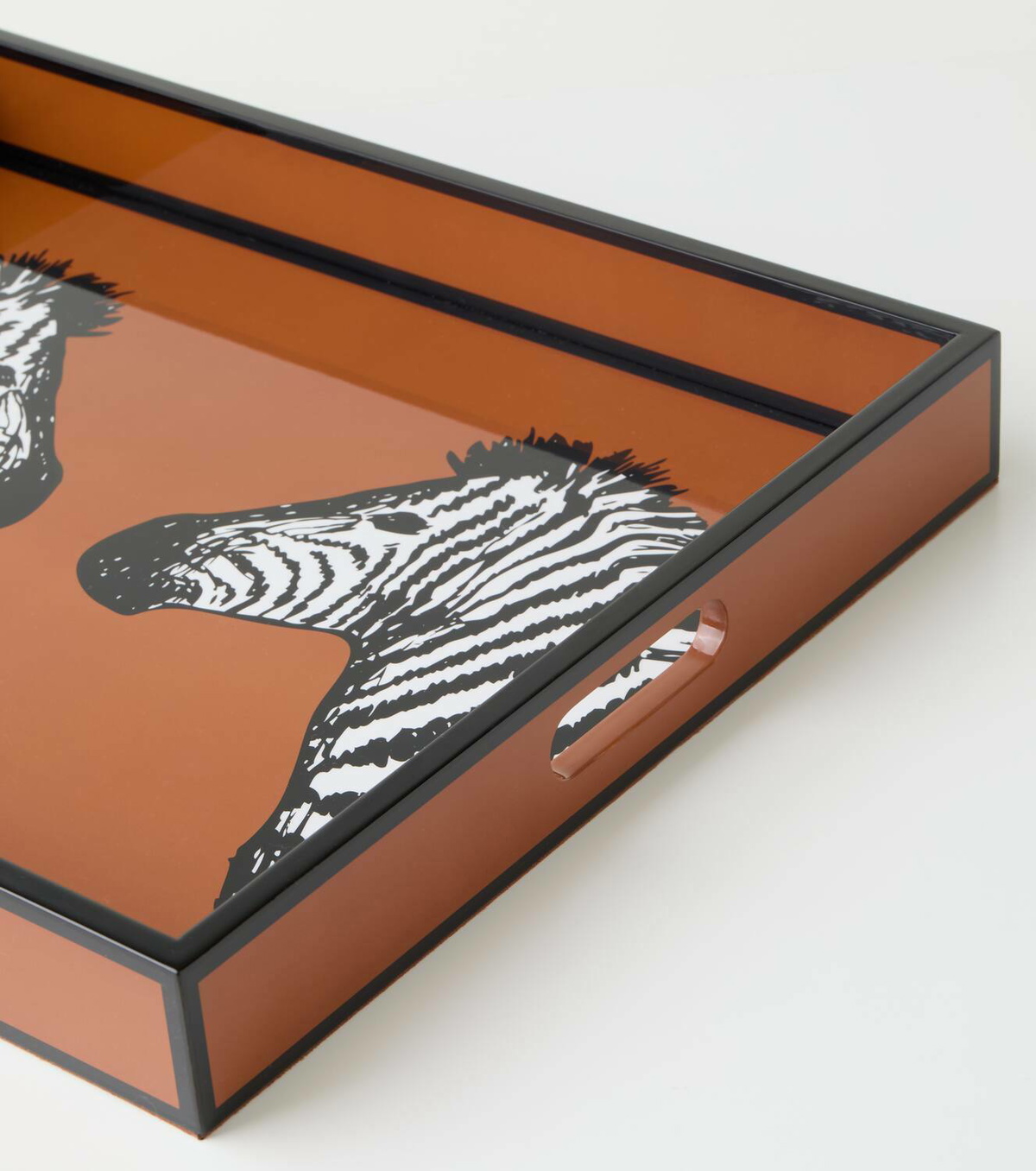 Jonathan Adler Zebra lacquer tray