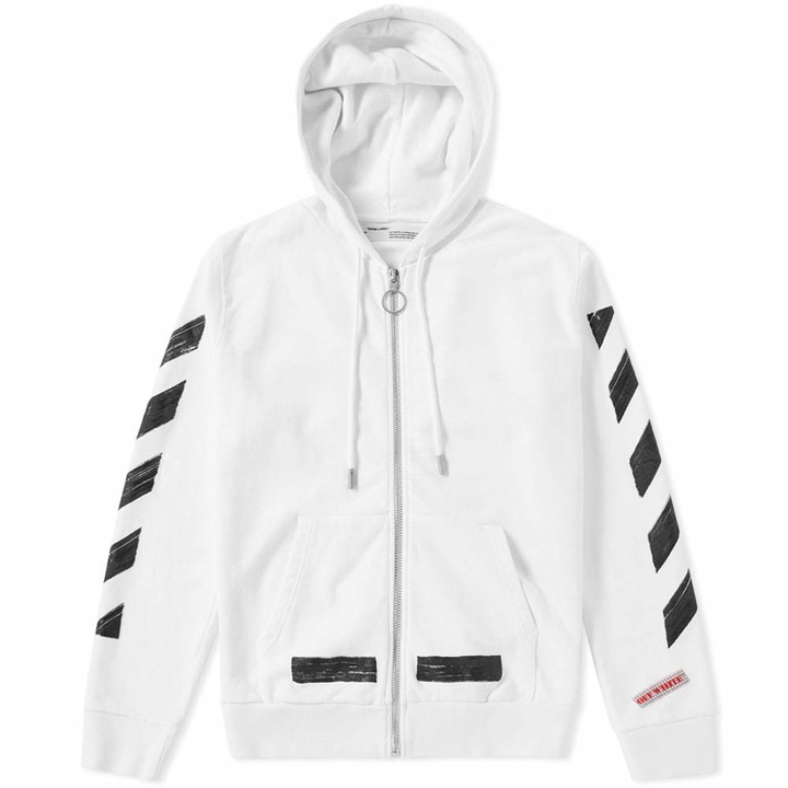 Photo: Off-White Diagonals Zip Hoody