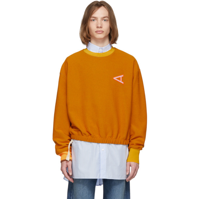 Photo: Acne Studios Yellow Febo Loops Sweatshirt