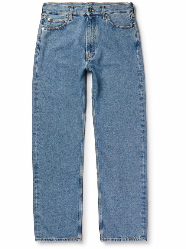 Photo: Off-White - Straight-Leg Jeans - Blue