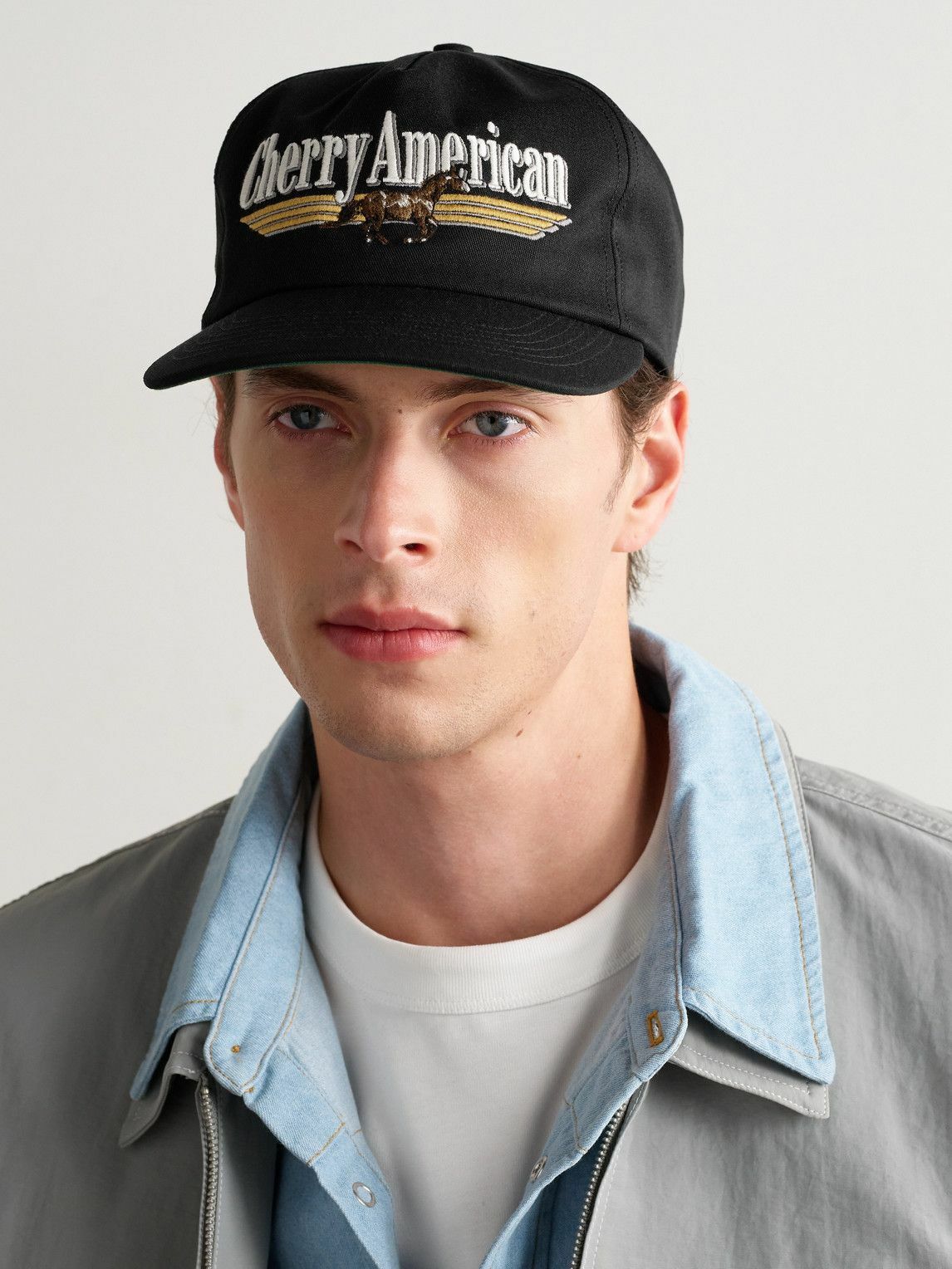 Cherry Los Angeles - American Logo-Embroidered Twill Baseball Cap