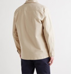 NN07 - Basim Stretch-Cotton Overshirt - Neutrals