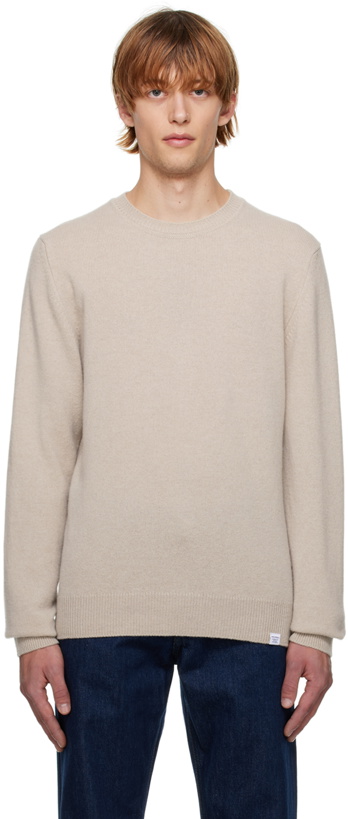 Photo: NORSE PROJECTS Beige Sigfred Sweater