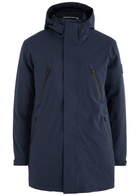Sandbanks Terrace Padded Nylon Parka Navy