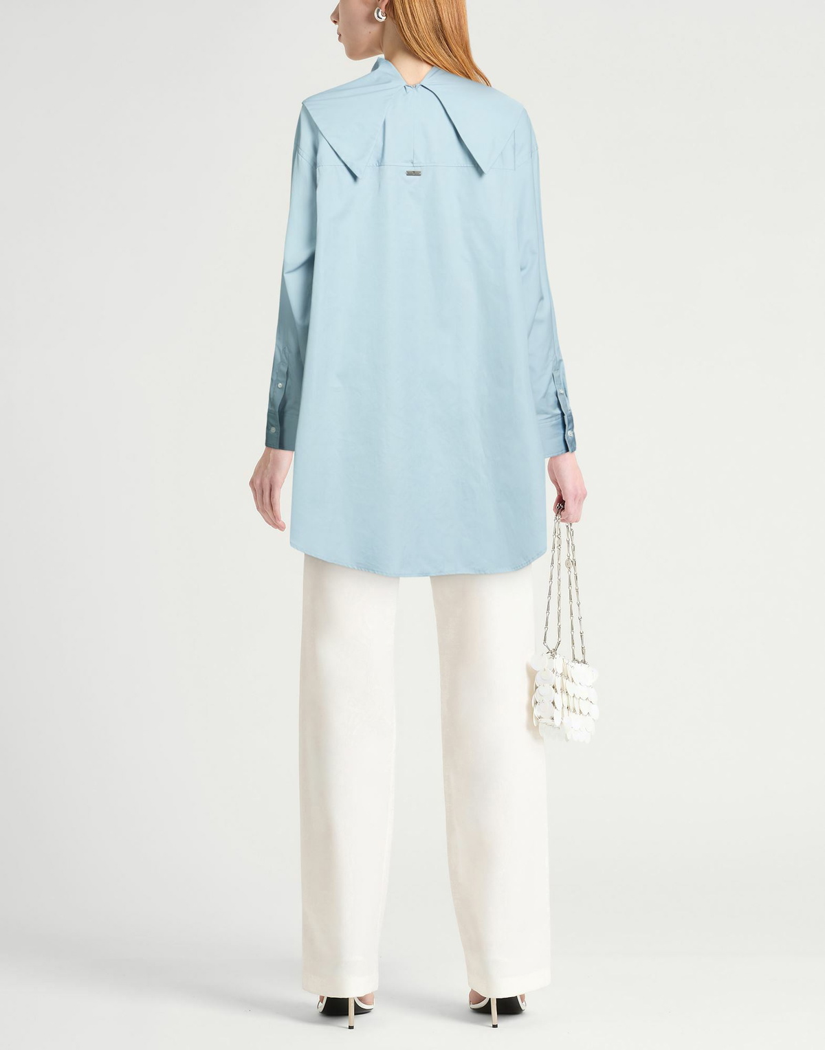 Ami Alexandre Mattiussi Womens Top Slate in Blue