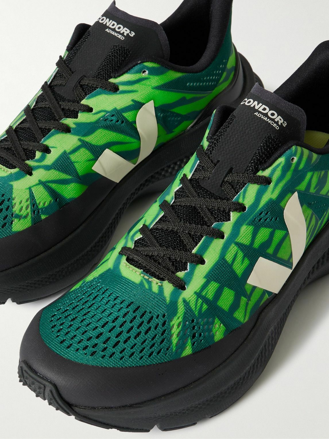 Veja - César Villalba Condor 3 Rubber and Recycled-Mesh Sneakers - Green