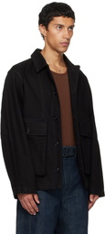 LEMAIRE Black Boxy Denim Jacket