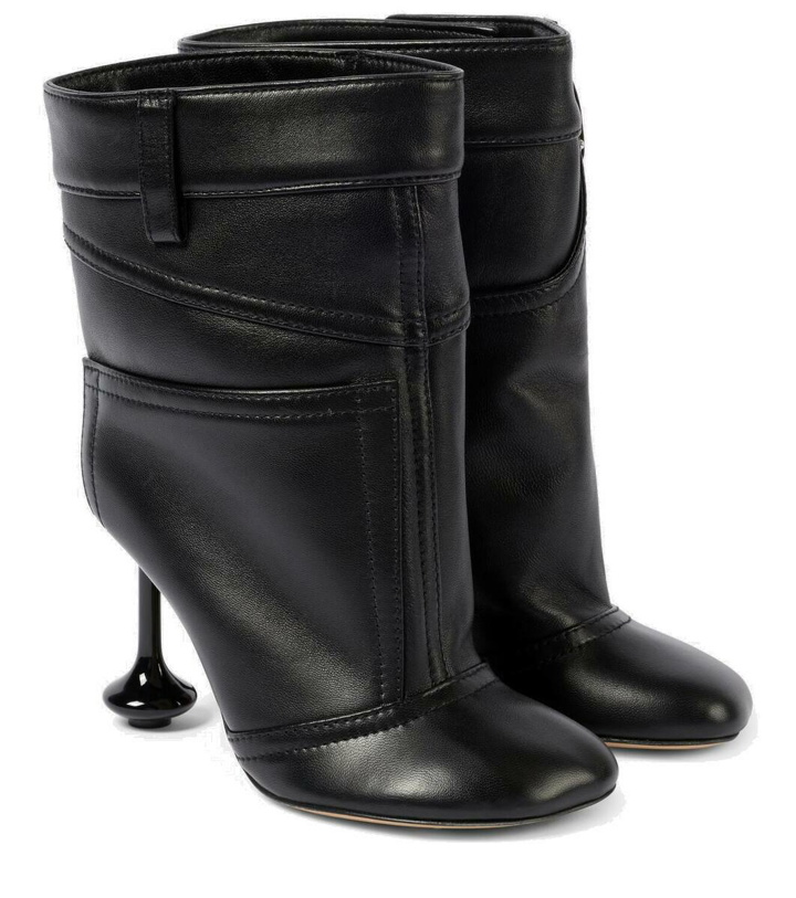 Photo: Loewe Toy Panta 90 leather ankle boots