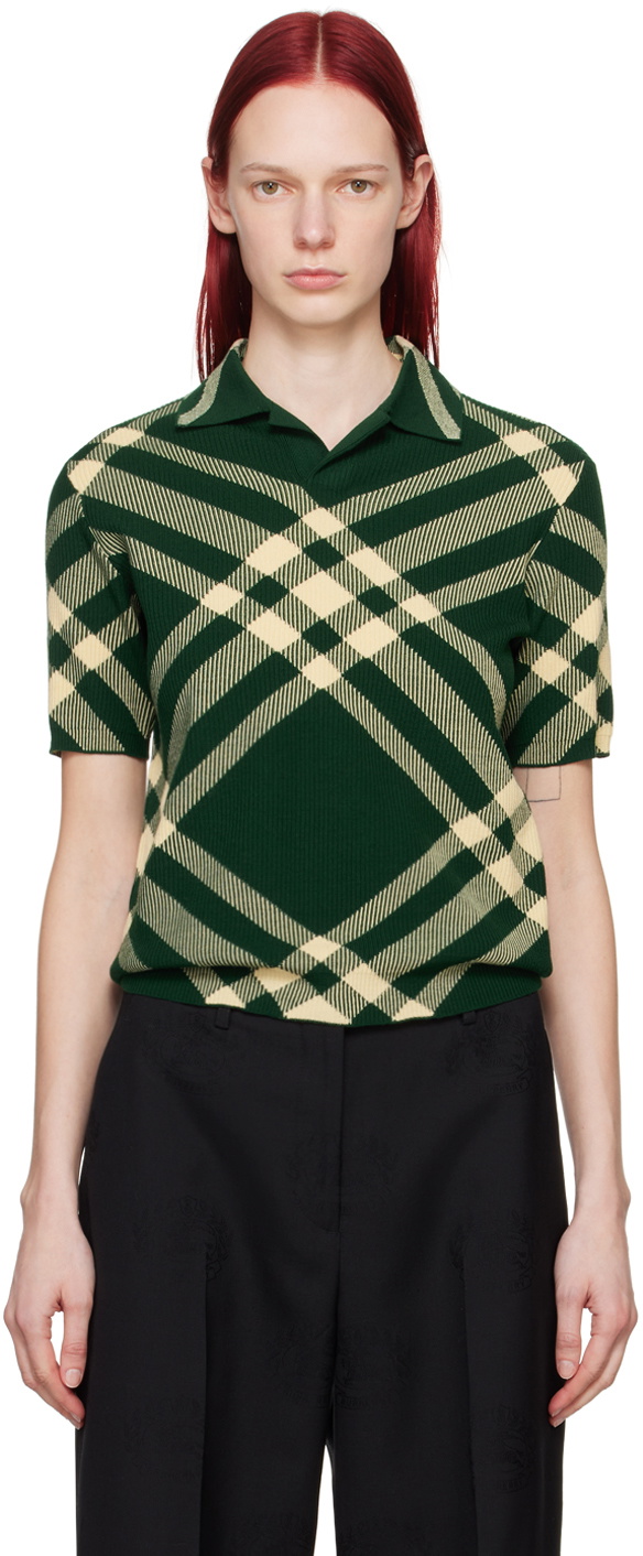 Burberry polo best sale womens green