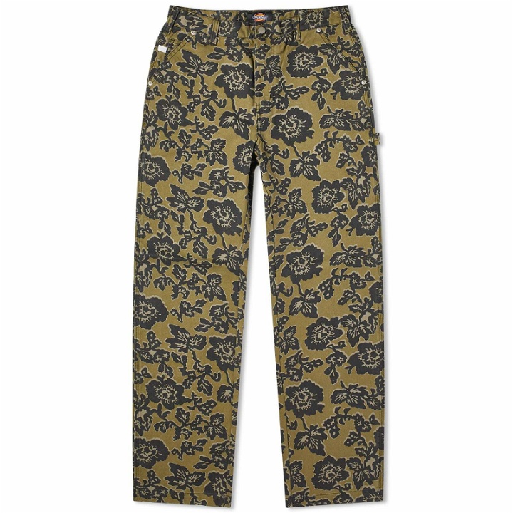 Photo: Dickies Men's Premium Collection Painters Pant in Desert Floral Green
