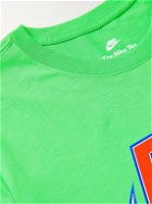 Nike - Logo-Print Cotton-Jersey T-Shirt - Green
