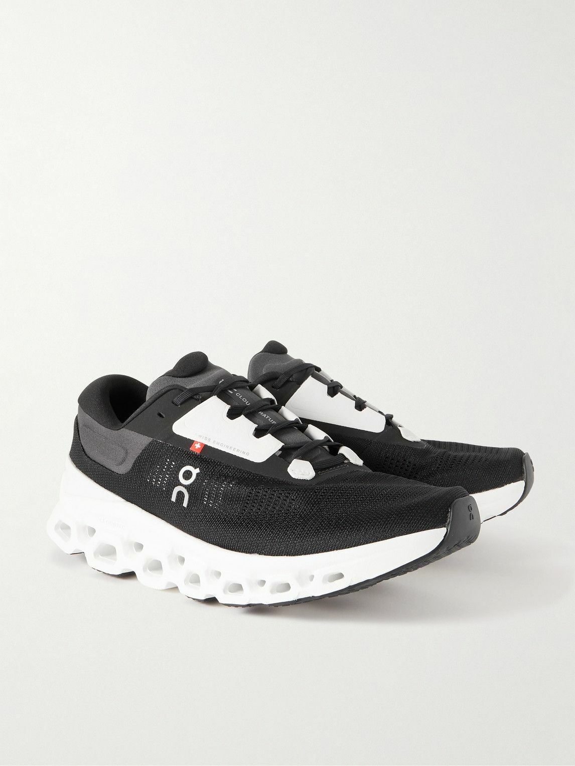 ON - Cloudstratus 3 Rubber-Trimmed Mesh Running Sneakers