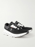 ON - Cloudstratus 3 Rubber-Trimmed Mesh Running Sneakers - Black