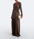 Max Mara Jersey maxi skirt
