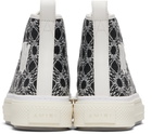 AMIRI Black & White MA Quad Court Hi Sneakers