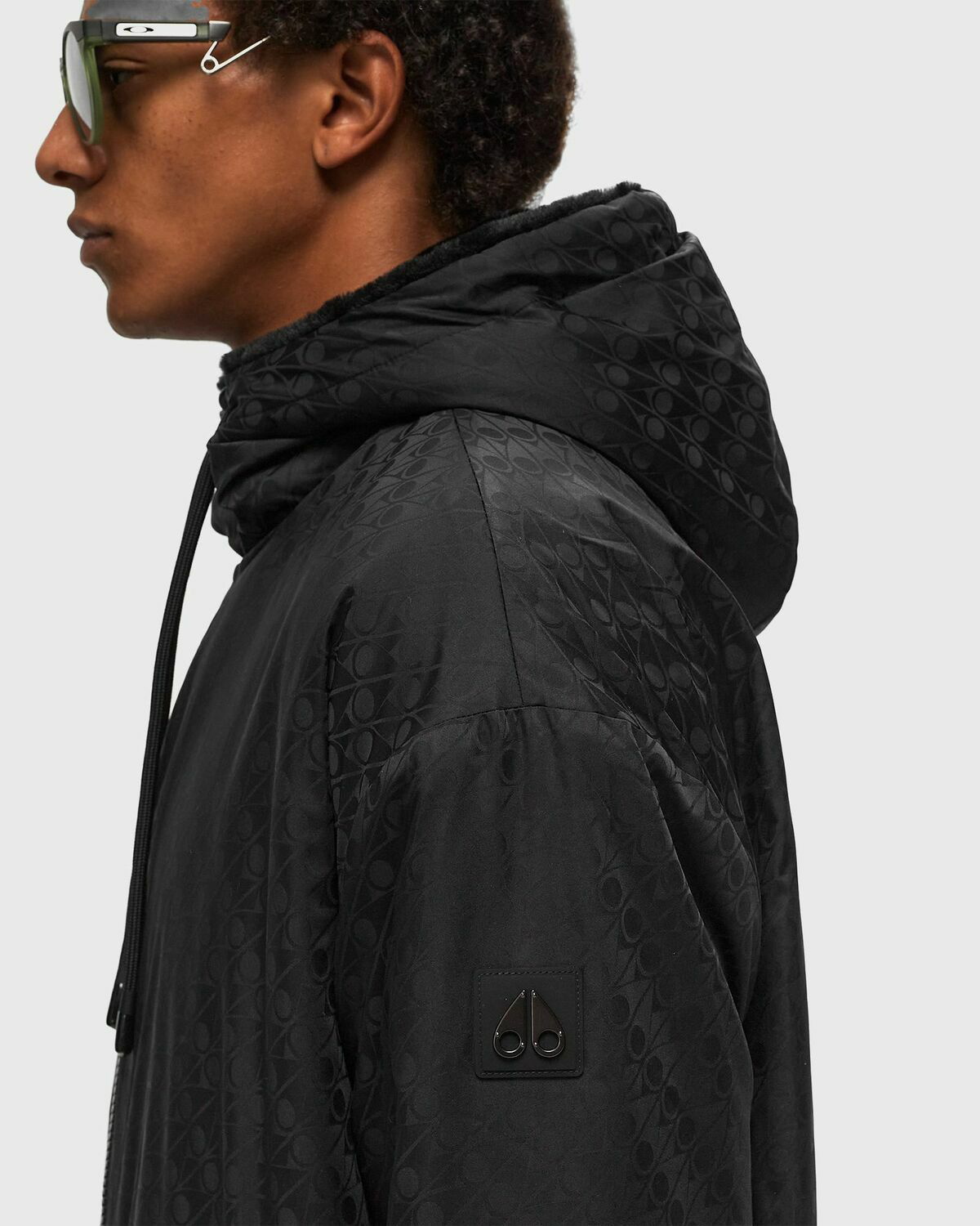 Moose Knuckles Borden Mono Bunny Black Windbreaker Moose