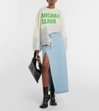 JW Anderson x Michael Clark embellished wool-blend sweater