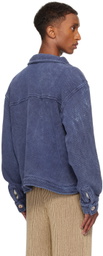 Isa Boulder SSENSE Exclusive Navy Kent Work Jacket