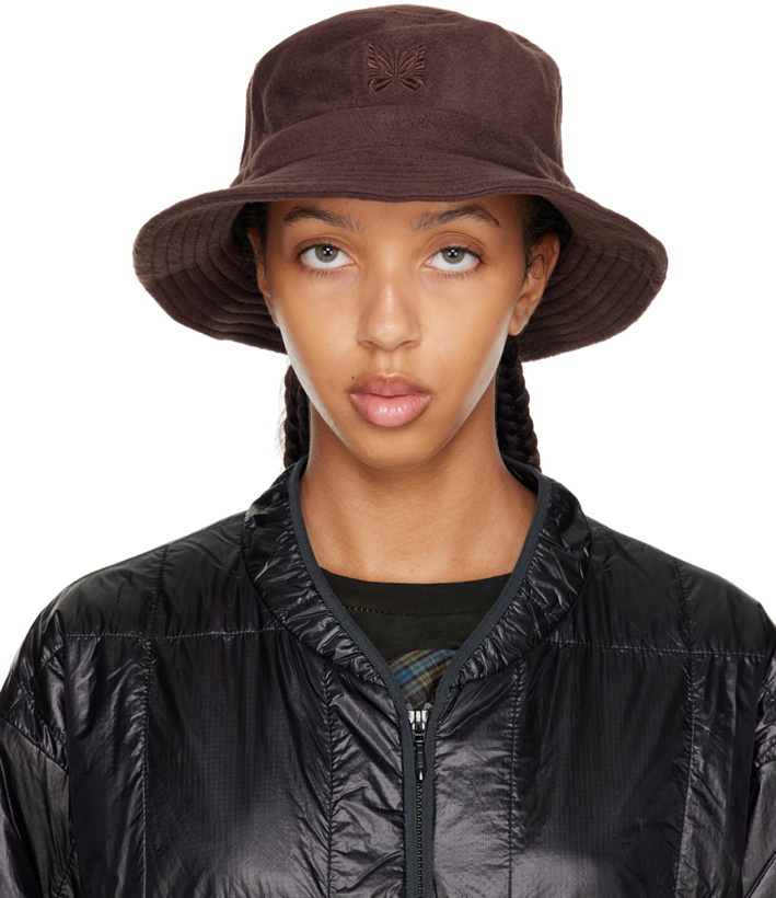 Photo: NEEDLES Brown Embroidered Bucket Hat