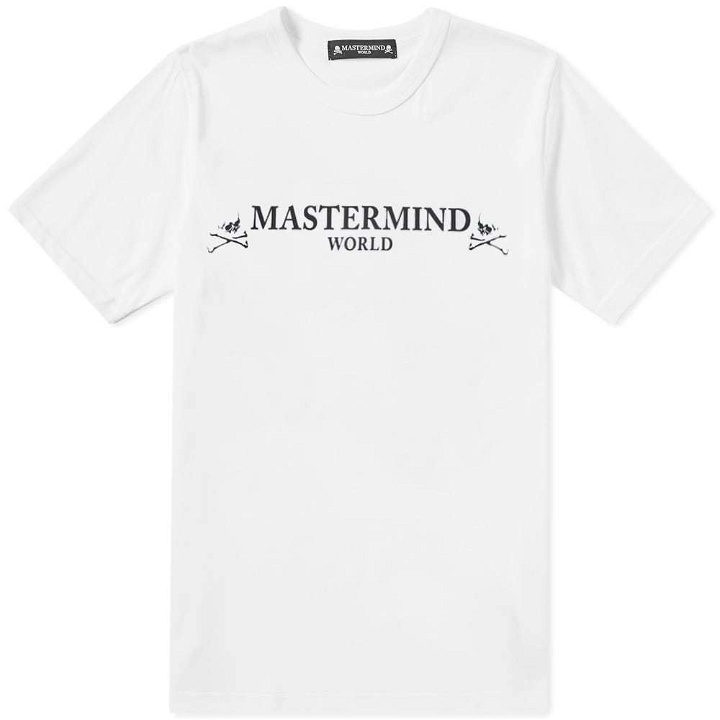 Photo: MASTERMIND WORLD Logo Tee White