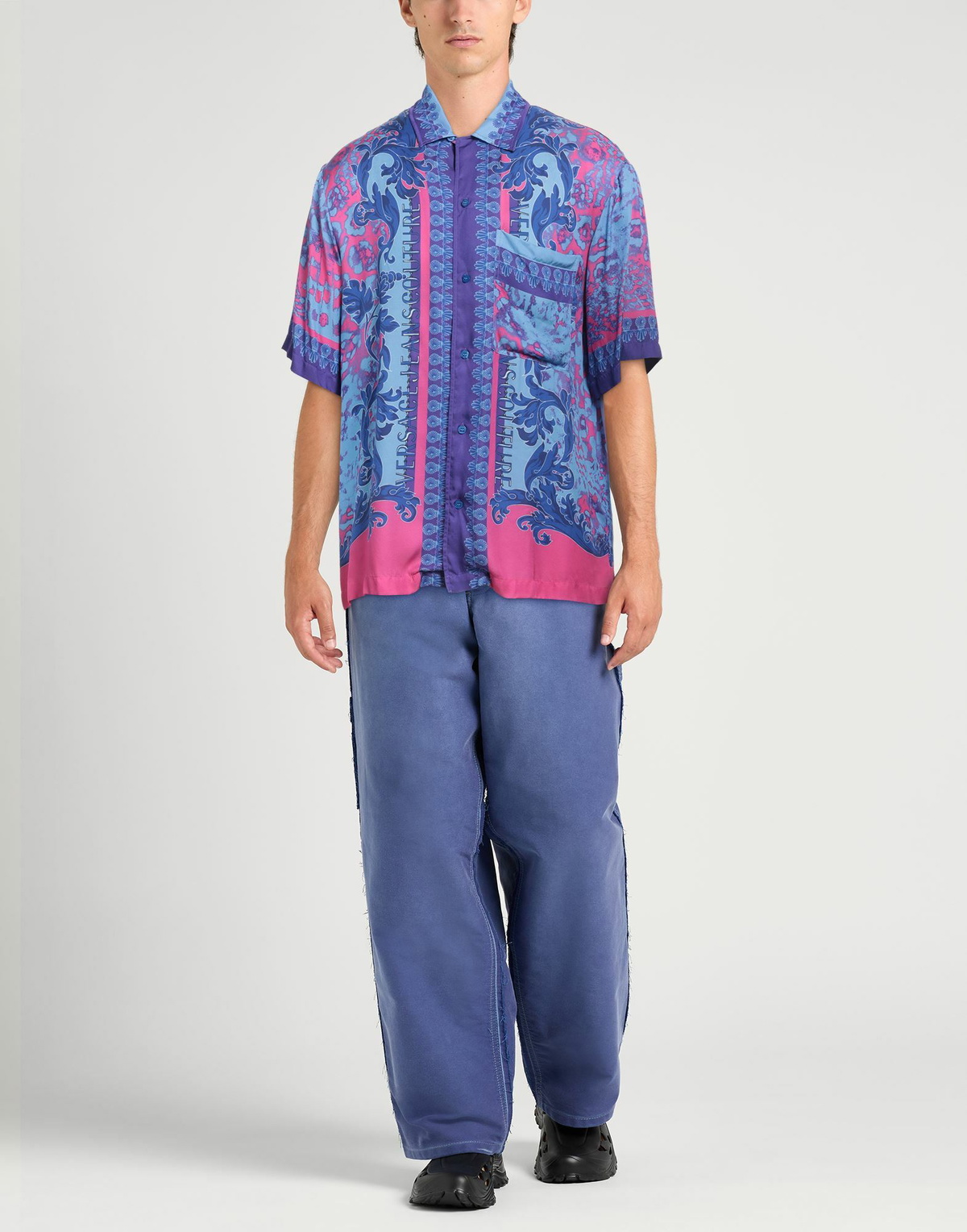 Versace Jeans Couture Mens Shirt Light in Blue