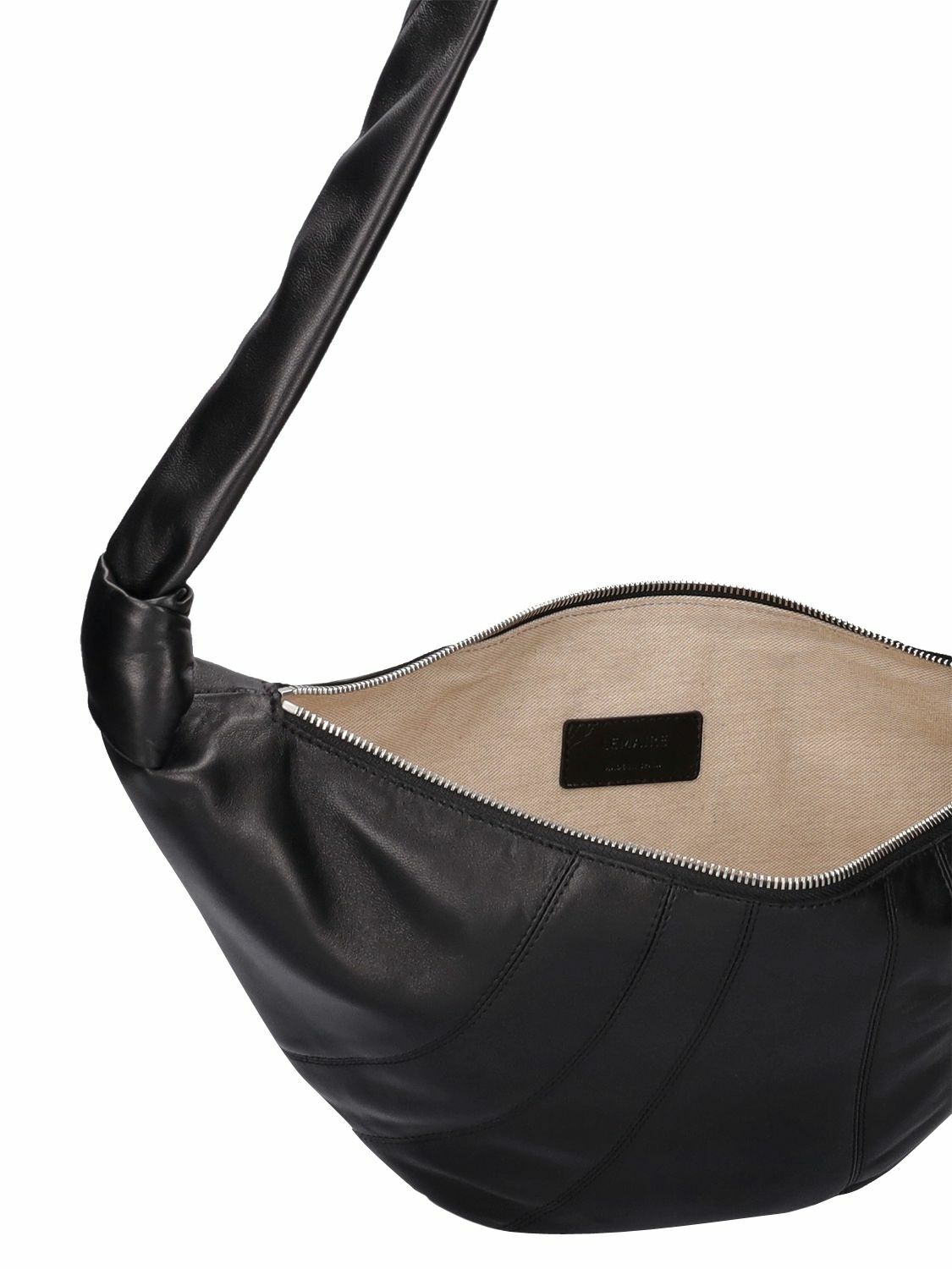 【LEMAIRE】Medium Soft Nappa Croissant Shoulder Bag Black Black Medium Croissant Bag | LEMAIRE