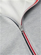 Moncler - Logo-Appliquéd Cotton-Jersey Sweatshirt - Gray