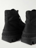 Moncler - Hyke Desertyx Canvas and Rubber Ankle Boots - Black