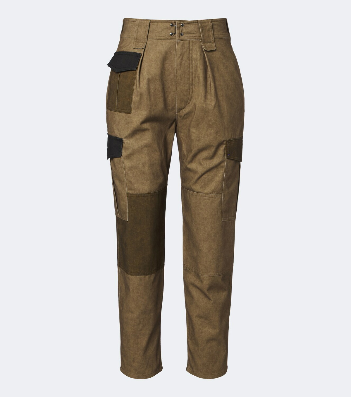 Marant Etoile Renzae patchwork cotton cargo pants
