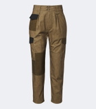 Marant Etoile Renzae patchwork cotton cargo pants